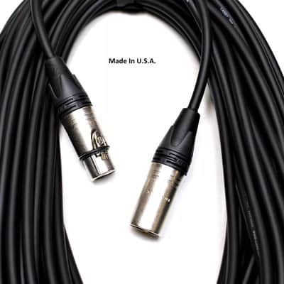 LASE 100 Ft Microphone Cable W/ NEUTRIK NC3MXX 3-Pin XLR Male to NC3FXXX Female image 3