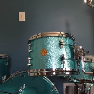 Gretsch New Classic Drums 2012 Turquoise Sparkle image 4