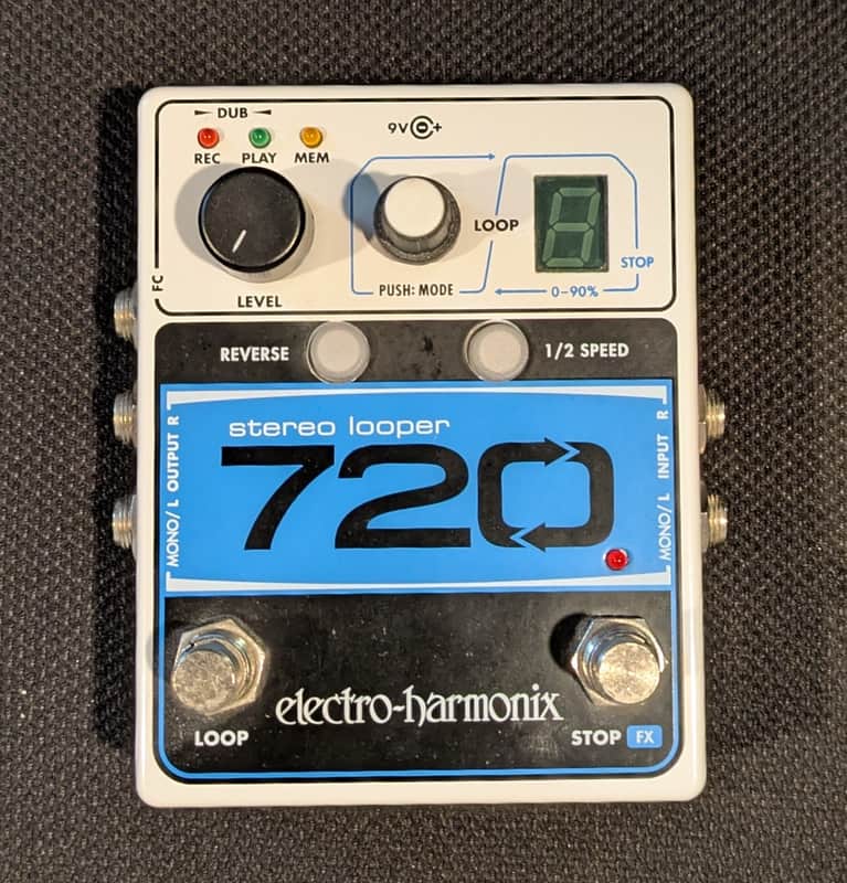 Electro-Harmonix 720 Stereo Looper 2015 - Present - Black / White / Blue image 1