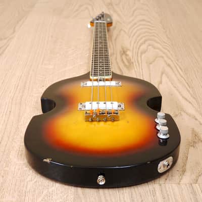 1965 Vox Model V-232 Solid Body Electric Violin Bass Guitar 100% Stock w/ohc image 11