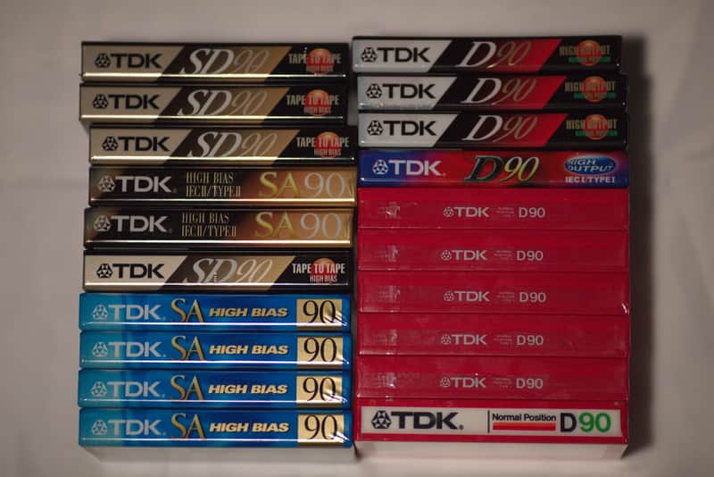 Vintage / High Quality Sealed TDK Cassette Tapes D90, SD90, SA90 image 1