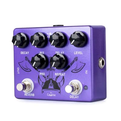 Caline CP-80 Purple Repeat Reverb delay - combine Delay and Reverb in one Pedal image 3