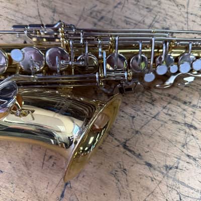 Used Yamaha YAS-23 Alto Sax Saxophone with Case Mouthpiece Neck Strap Just Serviced image 5