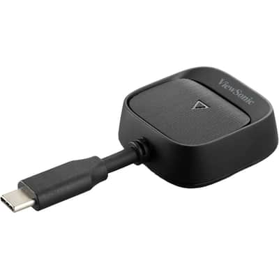 ViewSonic ViewShare WPD-900E Wireless Presentation System, RX with 802.11n (1T1R) + USB 2.0; TX with USB-C and up to 60W PD power input. Black image 5