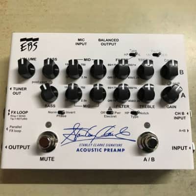 EBS Stanley Clarke Signature Acoustic Preamp w/ Original box & paperwork image 2