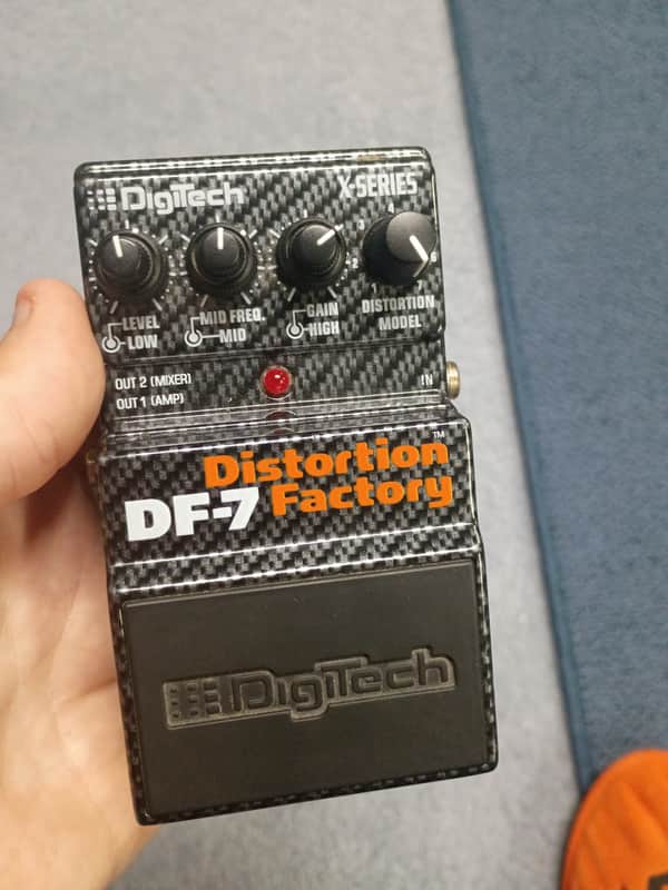 DigiTech DF-7 Distortion Factory 2010s - Carbon Fiber image 1