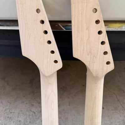 Half Paddle Head Maple Guitar Neck, 22-Frets image 4