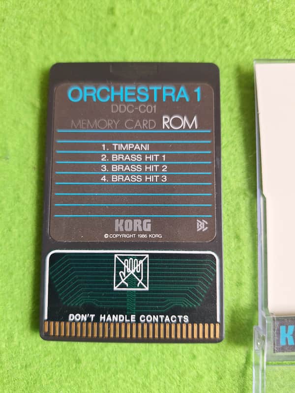 Korg DDC-C01 Orchestra 1 Card for DDD-1 DDD-5 image 1