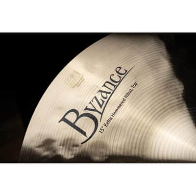 Meinl Byzance Traditional Extra Hammered Hi Hat Cymbals 15" image 9