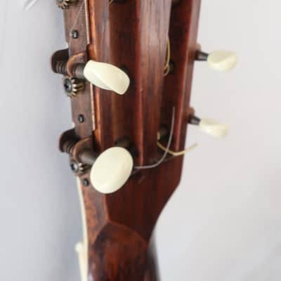 Red Stained Version 2016 Washburn R314KK Spruce/Trembesi Parlor Guitar Rare 1890s Golden Era Period Correct Recreation Limited Edition Long Discounted Model No Coffin Case image 15