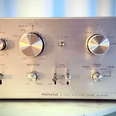 πΆβ¨ Pioneer SA-8100 Vintage Integrated Amplifier w/ Wood Case β Serviced, Cleaned, 3+ Hour Bench Tested image 6