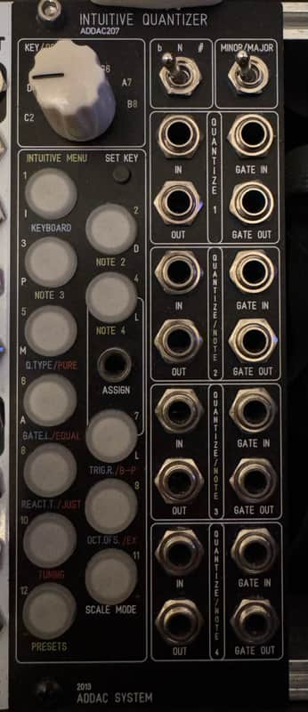 ADDAC System Intuitive Quantizer 2023 - Black