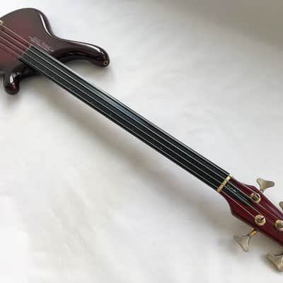 1985 Tune Bass Maniac Fretless TB-4/FL TRS image 15