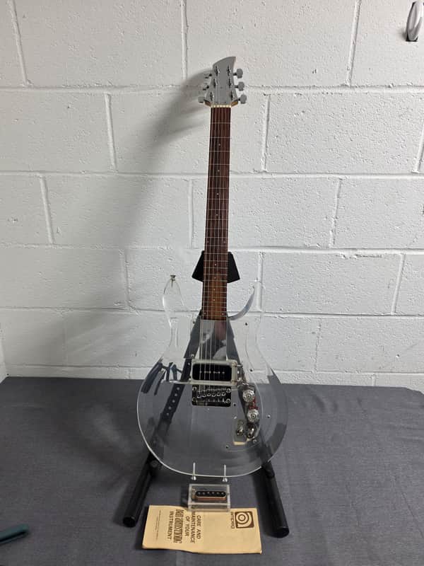 Ampeg Dan Armstrong Lucite Guitar Clear 1969 | Reverb