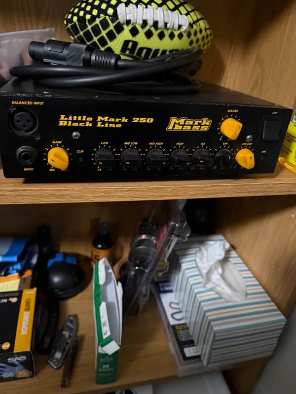 Markbass Little Mark 250 Black Line 250-Watt Bass Amp Head 2013 - Present - Black image 1