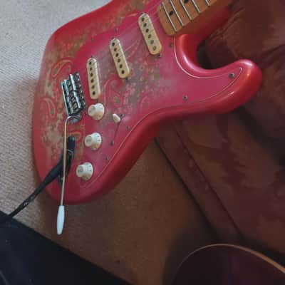 Fender Stratocaster 1985 made in Japan. All original. Paisley Pink. The Pink Panther. image 11