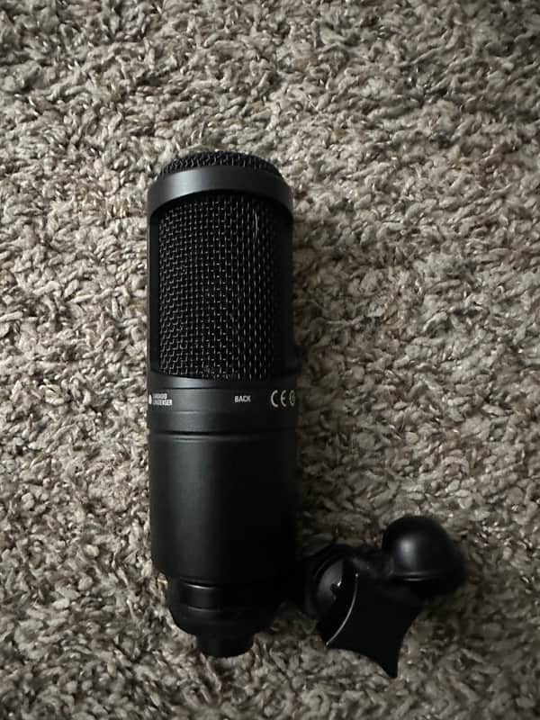 Audio-Technica AT2020 Large Diaphragm Cardioid Condenser Microphone