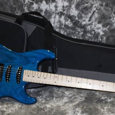 2023 G&L - Legacy HSS Rear Mounted Controls - Clear Blue image 3