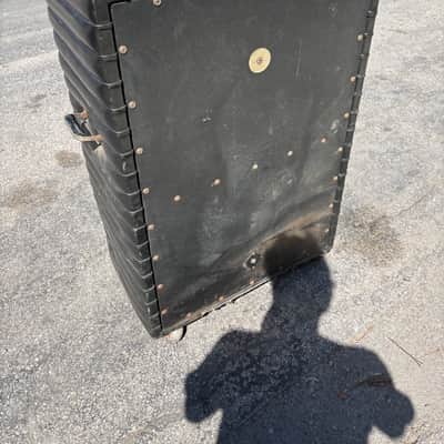 Kustom 1G+1H 1970s - Black Tuck and Roll 1x15 Cab w/ Horn *SUPER RARE* image 4