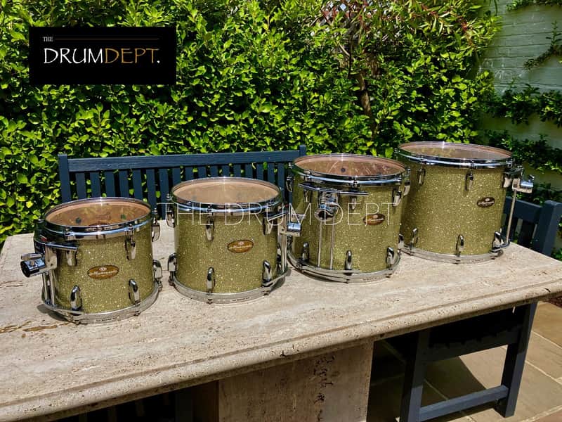 ♚MINT♚ PEARL MASTERWORKS Tom Shell Pack ♚10/12/14/15 ♚BEST DRUMS IN THE WORLD !♚SILLY PRICE ! image 1