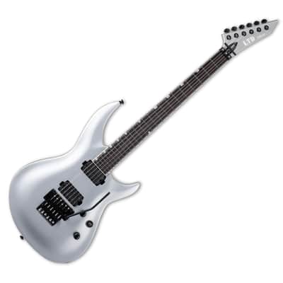LTD (ESP) H3-1000FR Metallic Silver, Floyd Rose, with Form-Fit ESP Hardshell Case image 2