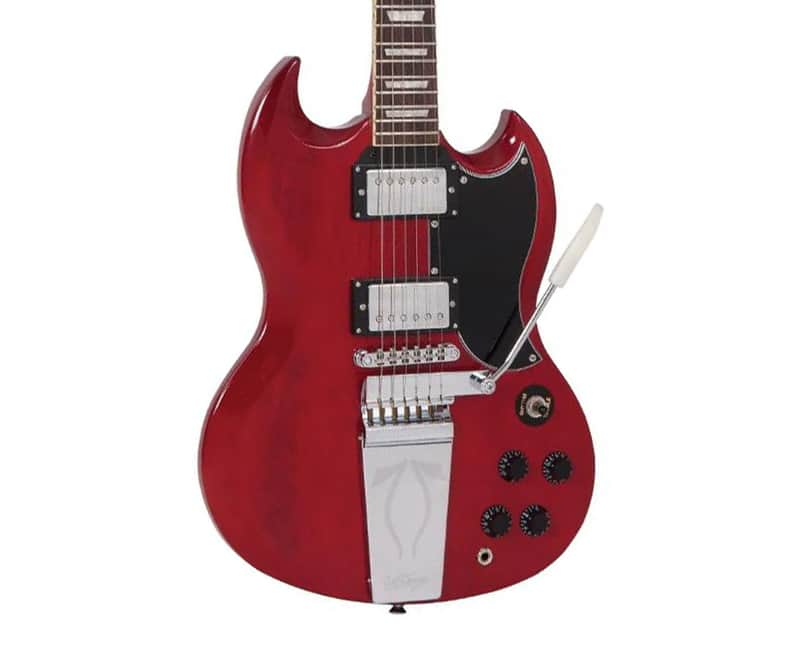 Vintage ReIssued Series VS6 w/Vibrato - Cherry Red image 1