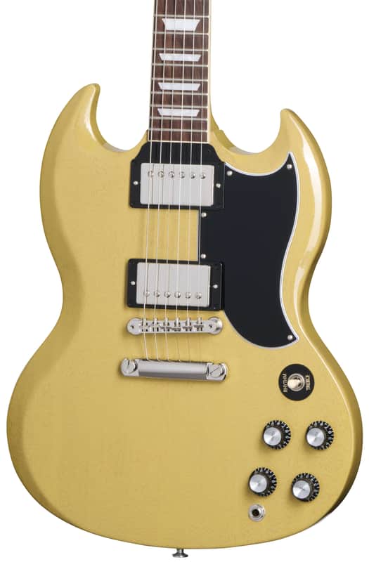Gibson SG Standard '61 Stop Bar TV Yellow w/case image 1