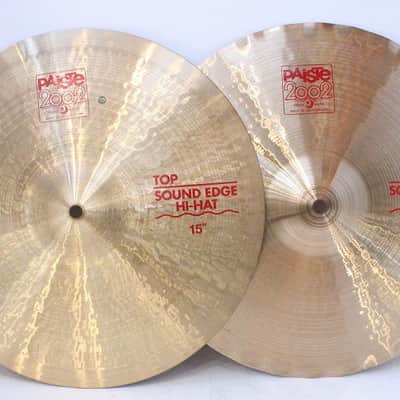 PAISTE 2002 Sound Edge Hi-Hat 15-inch (08/05) image 1