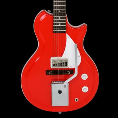 Supro 1572VPR Belmont Vibrato Single Pickup Americana Series Electric Guitar Poppy Red