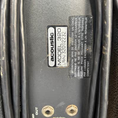 Acoustic Model 320 300W Bass Head - Late ‘70s - Early ‘80s image 5