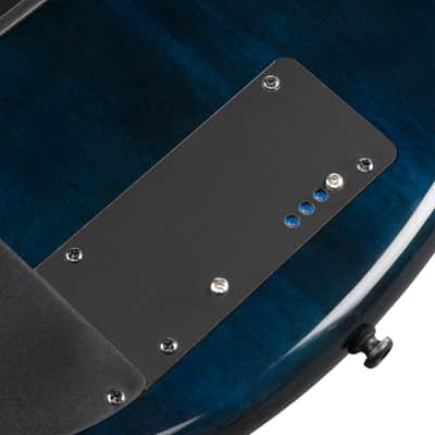 Ibanez SRAS7 CBS - Cosmic Blue Starburst Bass Workshop image 16