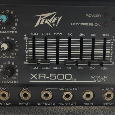 Peavey XR-500 Series 260-C 5CH Powered Amplifier Head Mixer 90's - 2000's - Black image 3