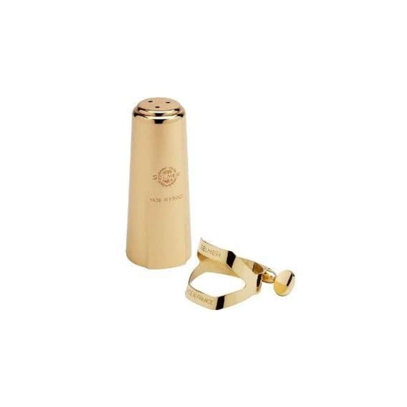 Selmer Paris 440A Alto Saxophone Ligature And Cap Set, Lacquer image 1