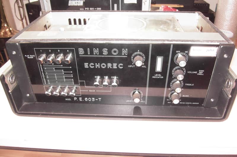 Echo Binson  Ecorec P.E. 603-T 70er Scheibenecho Reverb image 1