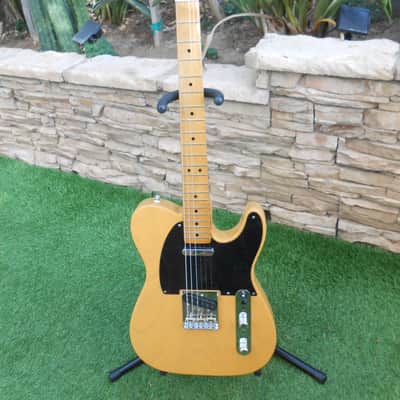 Fender Vintera Nocaster Telecaster 50's Butterscotch with upgrades and G&G tweed case image 19