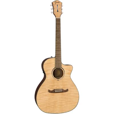 Fender FA-345CE Auditorium Acoustic Electric Guitar -Walnut Fingerboard, Natural image 4