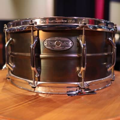 Pearl Sensitone Premium Beaded Brass Snare image 4