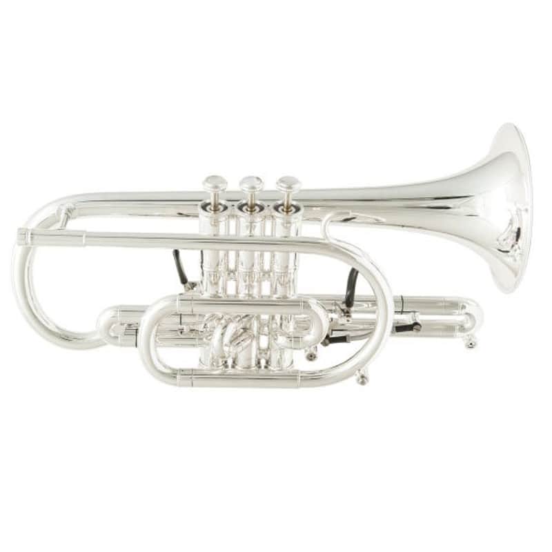 Getzen 3850 Bb Cornet-Silver Plate