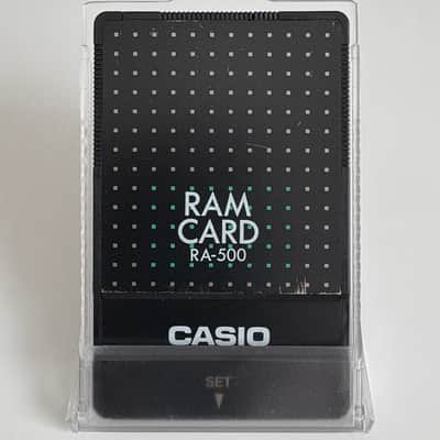 CASIO RAM CARD **RA-500** for CASIO VZ-1/VZ-10M Rare!