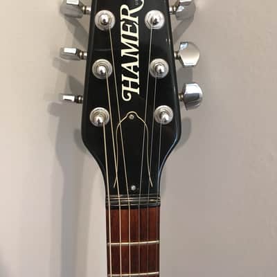 1984 Hamer USA Sunburst Trans Cherry w/ HSC image 7