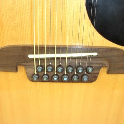 2017 Alvarez AD6012CE AD60ce 12-String Acoustic Electric Guitar, Natural AD60-12CE image 5