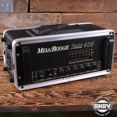 Mesa Boogie Bass 400 2-Channel 400-Watt Rackmount Bass Amp Head 1985 - 1989 - Black image 2
