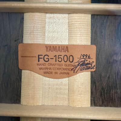 Yamaha FG-1500, 1996 Anniversary image 6