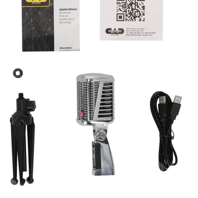 CAD Audio A77USB Cardioid Condenser Studio Microphone Side Address USB Mic+Stand image 8