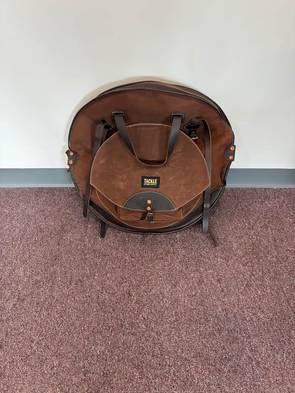 Tackle Instrument 24”Cymbal Backpack Green image 1