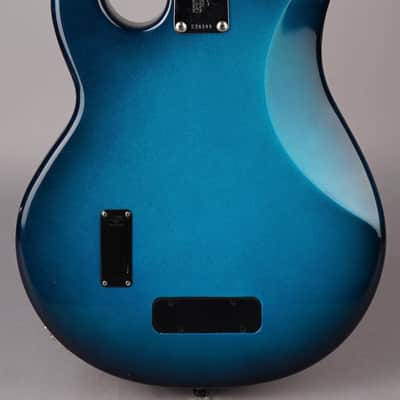Ernie Ball Music Man USA StingRay 4 H Bass w/ Piezo - 2002 - Blue Dawn Sparkle image 9