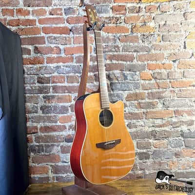 Takamine MIJ Santa Fe ESF-10c Acoustic Electric Guitar (1990s - Natural) image 15