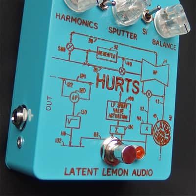Latent Lemon Audio Hurts - Harmonic fuzz / distortion / overdrive / Percolation device image 6