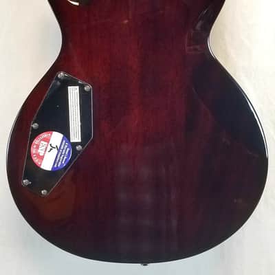 ESP LTD EC-256FM, Flame Maple Top, Mahogany Body, Dark Brown Sunburst image 9