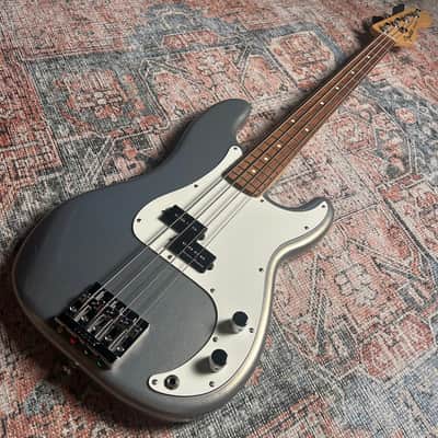 Fender Player Precision Bass with Pau Ferro Fretboard 2021 Silver image 1